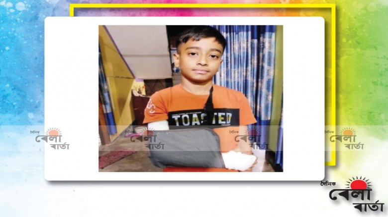 শিক্ষকের বেদম বেত্রাঘাতে শিশু শিক্ষার্থী আহত...