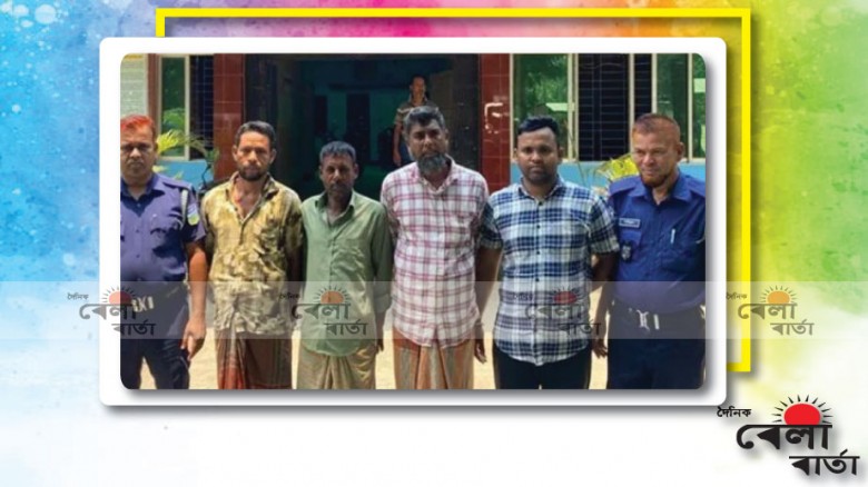 বকশীগঞ্জে আওয়ামী লীগের উপ দপ্তর সম্পাদক সহ ৪ জন আটক