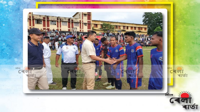 মাটিরাঙ্গায় সম্প্রীতি কাপ ফুটবল টুর্নামেন্টে চ্যাম্পিয়ন গোমতি ইউনিয়ন একাদশ