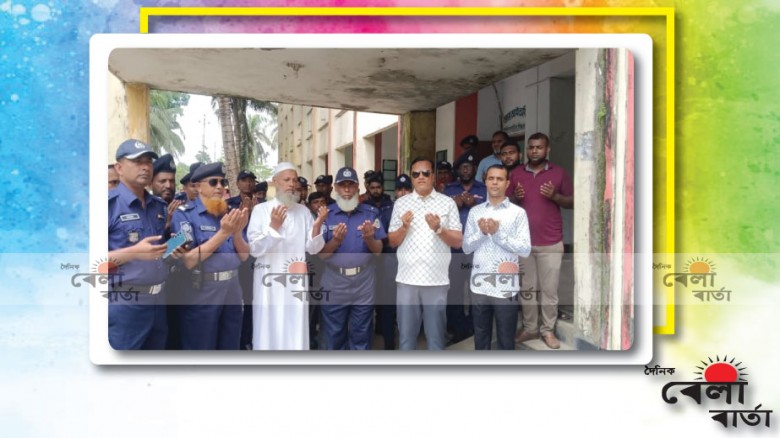পুলিশ সুপারের  পুলিশ লাইন্স ফোর্স ব্যারাক ভবন সংস্কার কাজের উদ্বোধন