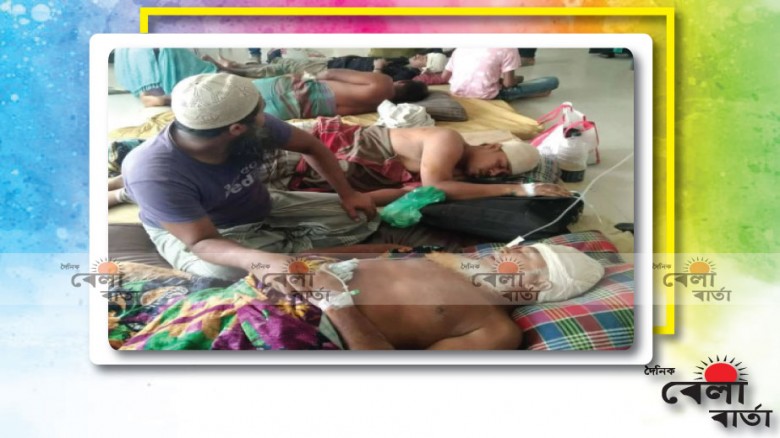 জমি সংক্রান্ত বিরোধের জেরে সন্ত্রাসীদের হামলায় নারীসহ আহত ৪